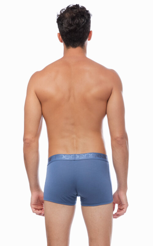 Justmyhome - Mengear Basic Ανδρικό Βαμβακερό Boxer Trunk με Εξωτερικό Λάστιχο 2 τμχ