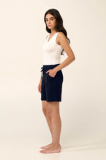 Vamp - Γυναικείο Κοντό Παντελόνι από Βαμβάκι με Τσέπες - Image 2