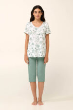 Vamp - Micromodal Γυναικεία Πυτζάμα με Πατιλέτα