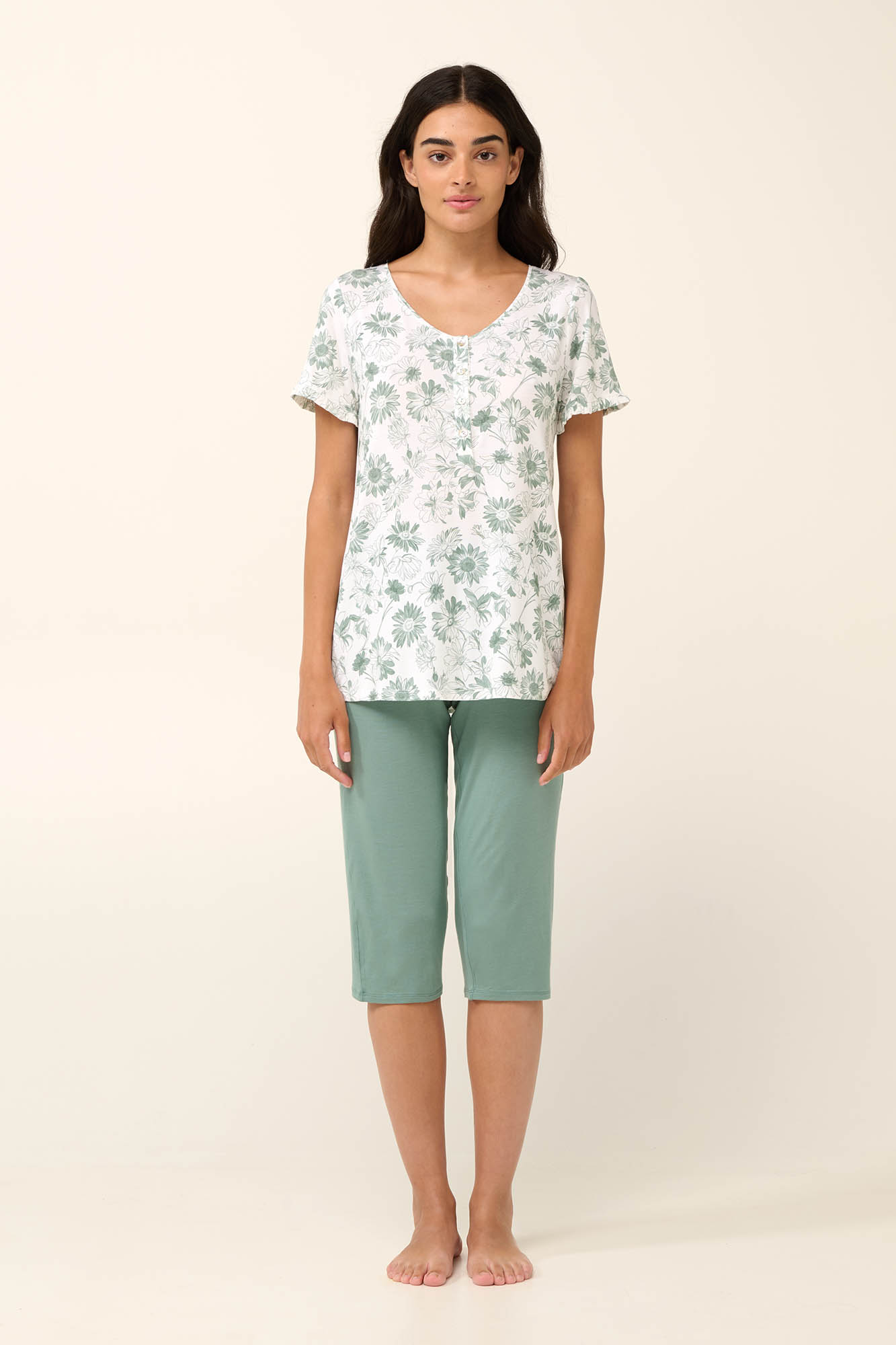 1_0022164695 Vamp - Micromodal Γυναικεία Πυτζάμα με Πατιλέτα - Image 1