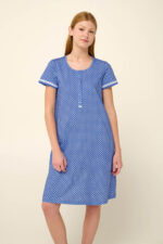 Vamp - Βαμβακερό Καλοκαιρινό Νυχτικό με Πατιλέτα