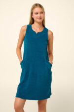 Vamp - Αμάνικο Frottee Φόρεμα Θαλάσσης με Τσέπες