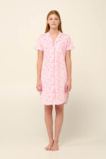 Vamp - Καλοκαιρινό Νυχτικό από Βαμβάκι με Κουμπιά