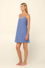 Vamp - Βαμβακερό Καλοκαιρινό Νυχτικό με Τιράντες