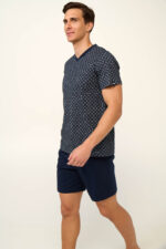 Vamp - Βαμβακερή Ανδρική Πυτζάμα με Κουμπιά