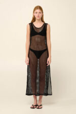 Αμάνικο Διάτρητο Φόρεμα Παραλίας από Δίχτυ - Image 2