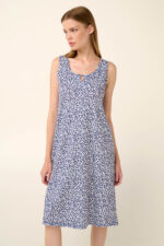 Vamp - Αμάνικο Καλοκαιρινό Νυχτικό από Βαμβάκι