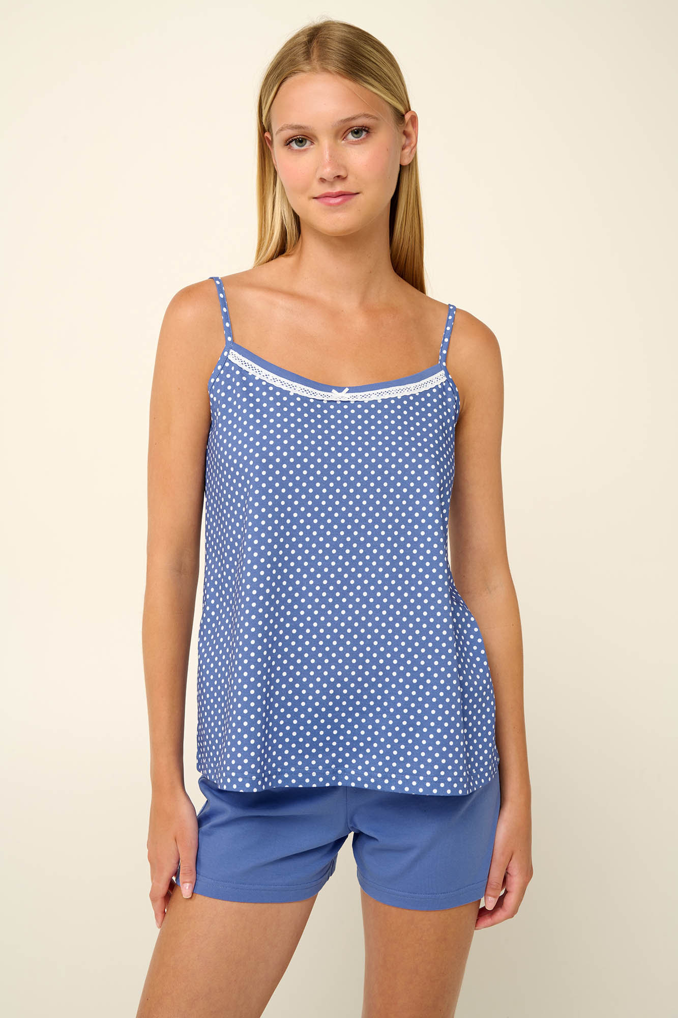 1_0212079961 Vamp - Βαμβακερό Babydoll με Τιράντες - Image 1