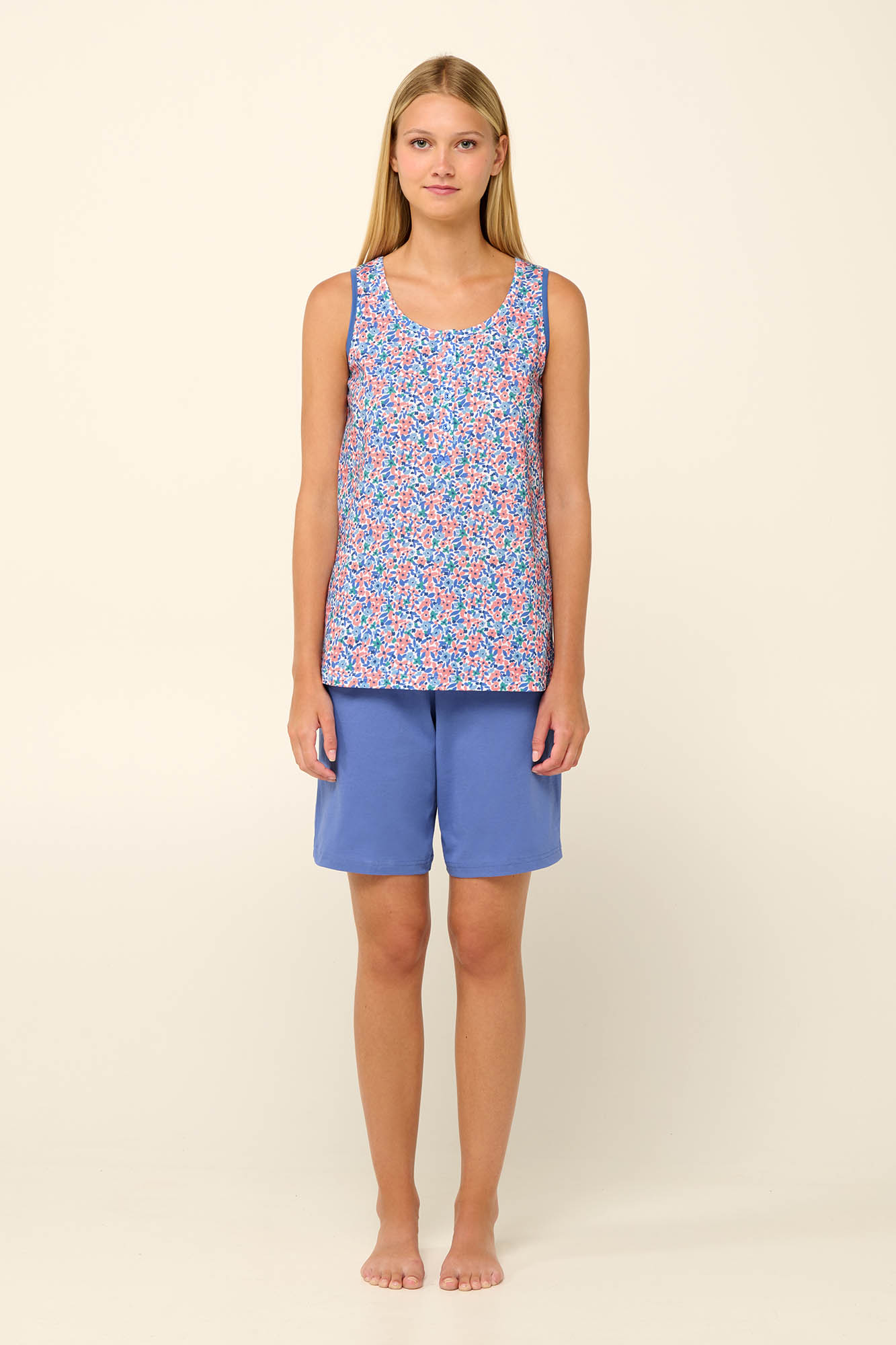 1_0228306863 Vamp - Γυναικεία Πυτζάμα από Βαμβάκι με Πατιλέτα - Image 1