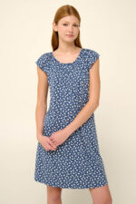 Vamp - Καλοκαιρινό Νυχτικό Micromodal με Σούρες