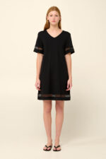 Vamp - Μονόχρωμο Καλοκαιρινό Φόρεμα από Viscose