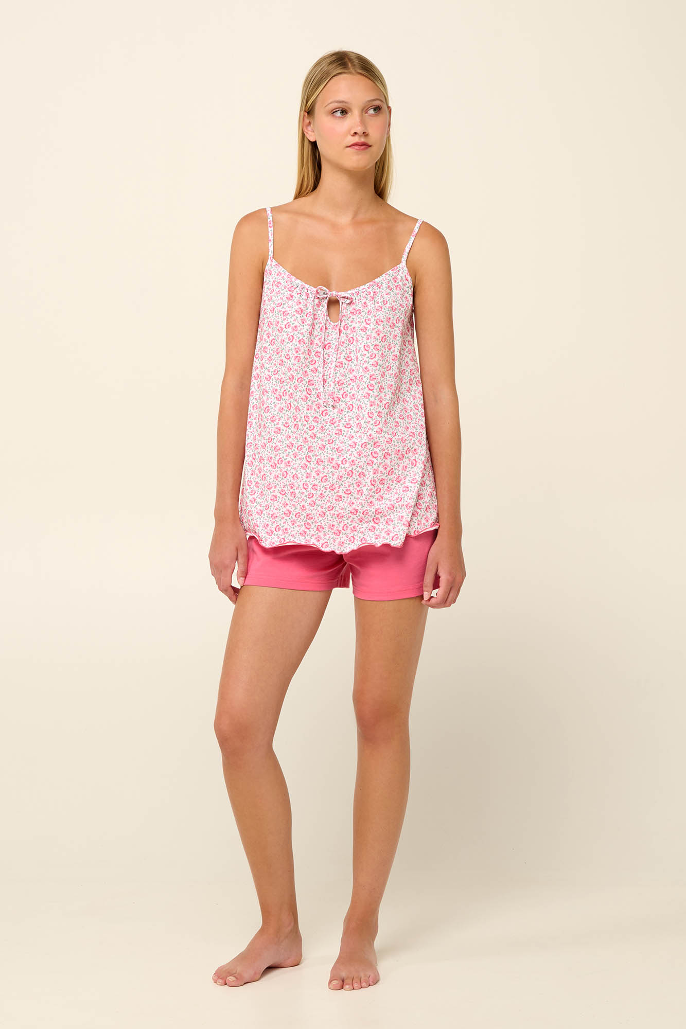 1_0375390879 Βαμβακερό Babydoll Φλοράλ - Image 1