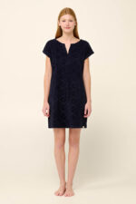 Μονόχρωμο Frottee Φόρεμα Θαλάσσης