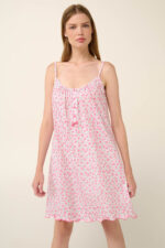 Vamp - Καλοκαιρινό Νυχτικό από Βαμβάκι με Τιράντες