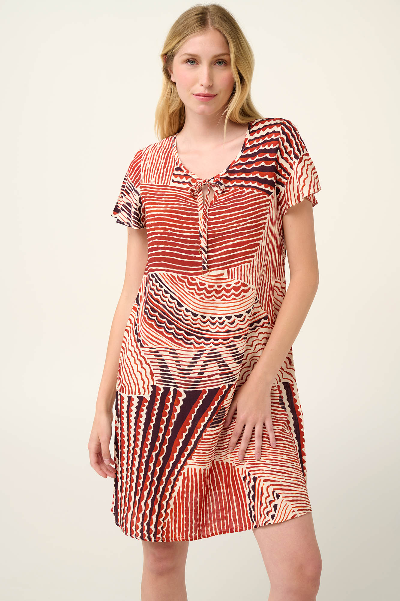 1_0600450505 Vamp - Καλοκαιρινό Φόρεμα από Ποπλίνα - Image 1