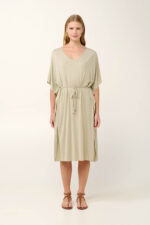 Vamp - Μονόχρωμο Καφτάνι από Viscose Flama