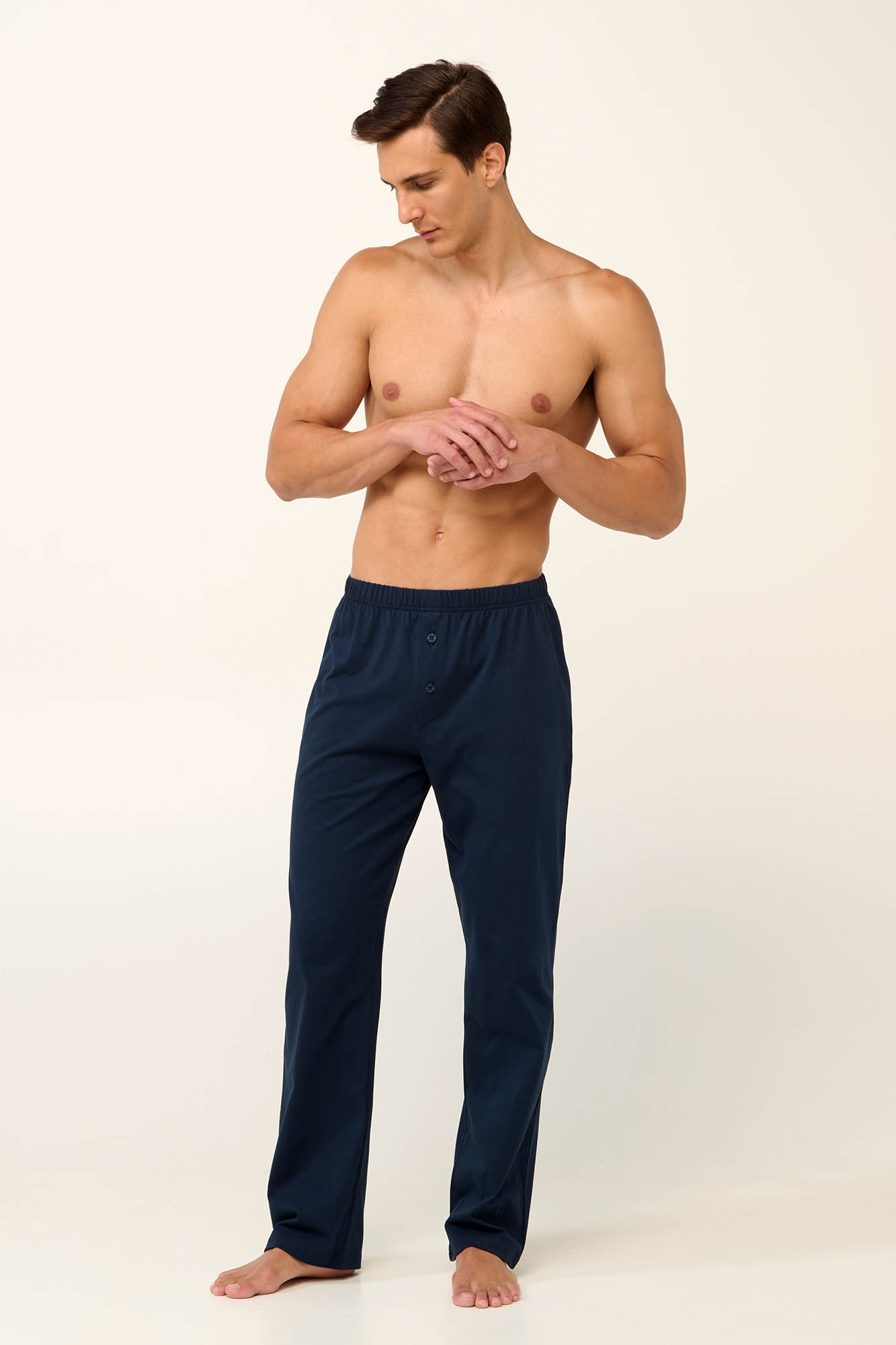 1_0665423791 Vamp - Βαμβακερό Ανδρικό Παντελόνι με Κουμπιά - Image 1