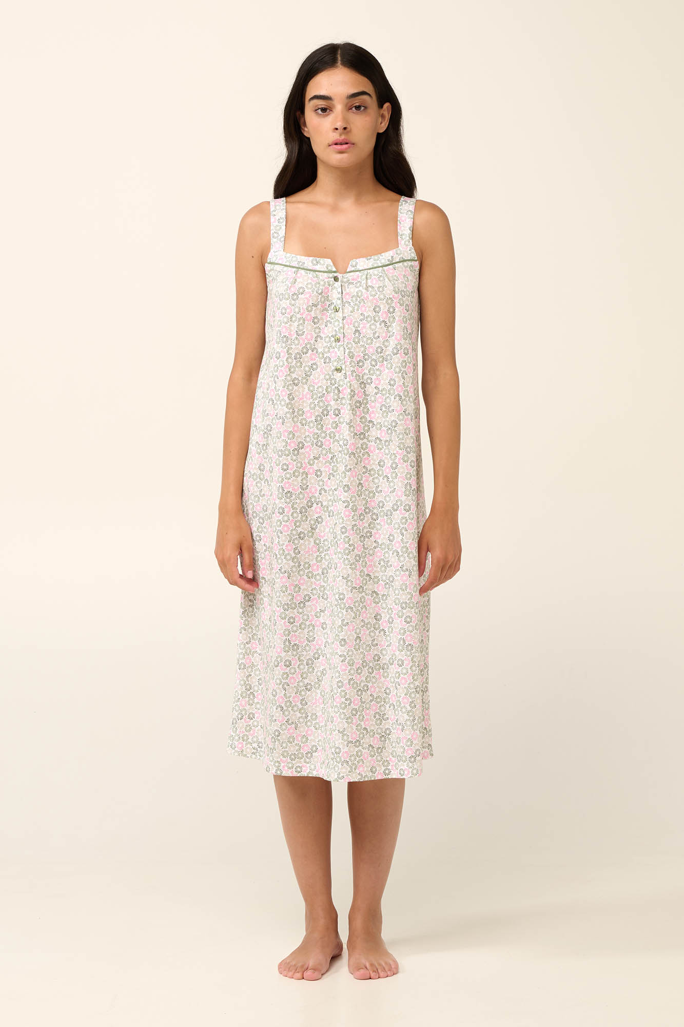 1_0674563712 Vamp - Αμάνικο Καλοκαιρινό Νυχτικό με Πατιλέτα - Image 1