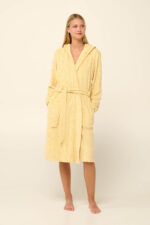 Vamp - Μονόχρωμή Frottee Γυναικεία Ρόμπα