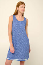 Vamp - Αμάνικο Καλοκαιρινό Νυχτικό με Πατιλέτα