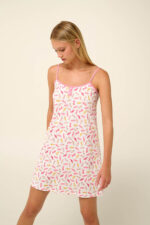 Vamp - Καλοκαιρινό Νυχτικό από Βαμβάκι με Τιράντες