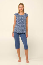 Vamp - Γυναικεία Πυτζάμα Micromodal με Σούρες και Πατιλέτα