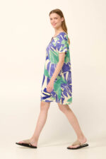 Vamp - Καλοκαιρινό Φόρεμα από Viscose σε Φλοράλ Μοτίβο