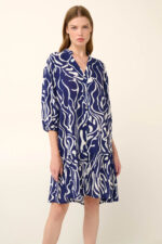 Vamp - Κουμπωτό Καλοκαιρινό Φόρεμα από Ποπλίνα