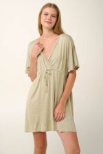 Vamp - Κοντό Καλοκαιρινό Φόρεμα από Viscose Flama