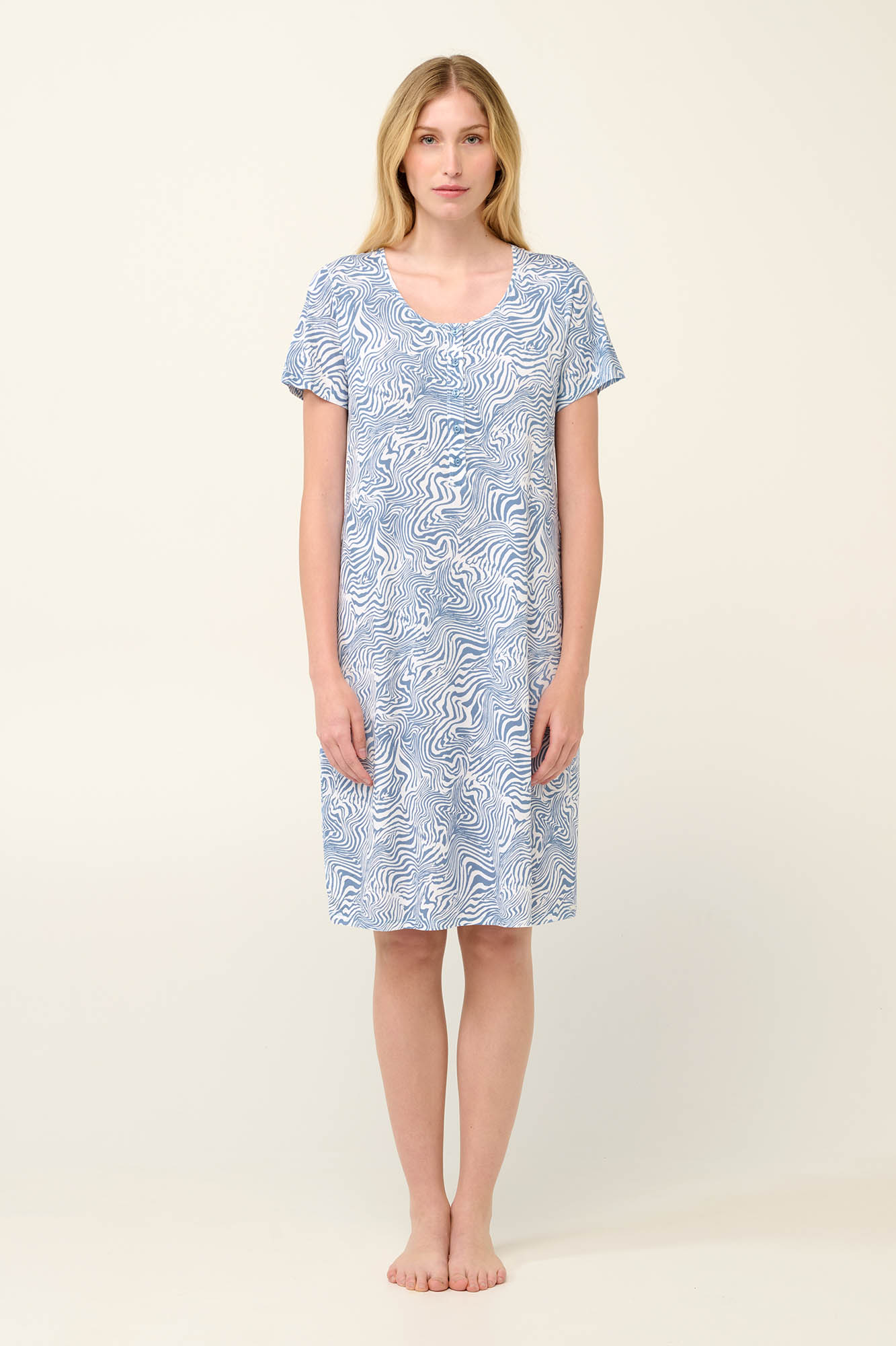 1_0938060731 Vamp - Καλοκαιρινό Νυχτικό Micromodal με Πατιλέτα - Image 1