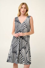 Vamp - Αμάνικο Καλοκαιρινό Φόρεμα από Ποπλίνα