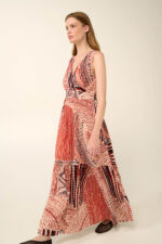 Vamp - Μάξι Καλοκαιρινό Φόρεμα από Ποπλίνα - Image 2