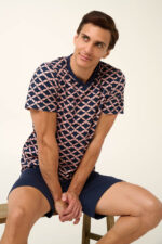 Vamp - Βαμβακερή Ανδρική Πυτζάμα με V Λαιμόκοψη - Image 2