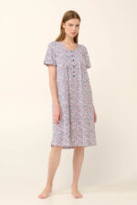 Καλοκαιρινό Νυχτικό Εγκυμοσύνης και Θηλασμού από Βαμβάκι - Image 2