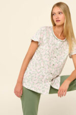 Vamp - Βαμβακερή Γυναικεία Πυτζάμα με Μακρύ Παντελόνι - Image 2