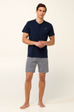 Βαμβακερή Ανδρική Πυτζάμα με Πατιλέτα - Image 2