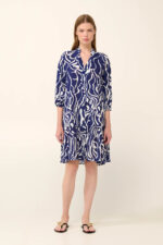 Vamp - Κουμπωτό Καλοκαιρινό Φόρεμα από Ποπλίνα - Image 2