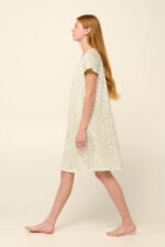 Vamp - Βαμβακερό Καλοκαιρινό Νυχτικό με Σούρες και Πατιλέτα - Image 2