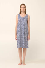 Vamp - Αμάνικο Καλοκαιρινό Νυχτικό από Βαμβάκι - Image 2