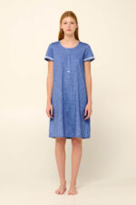 Vamp - Βαμβακερό Καλοκαιρινό Νυχτικό με Πατιλέτα - Image 2