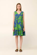 Vamp - Καλοκαιρινό Αμάνικο Φόρεμα από Ποπλίνα - Image 2