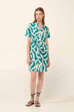 Vamp - Καλοκαιρινό  Κουμπωτό Φλοράλ Φόρεμα από Ποπλίνα - Image 2