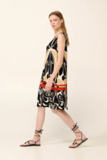 Vamp - Αμάνικο Καλοκαιρινό Φόρεμα από Viscose - Image 2