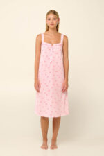Vamp - Αμάνικο Καλοκαιρινό Νυχτικό από Βαμβάκι με Πατιλέτα - Image 2
