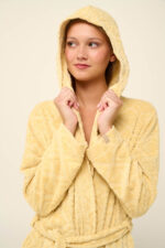 Vamp - Μονόχρωμή Frottee Γυναικεία Ρόμπα - Image 2