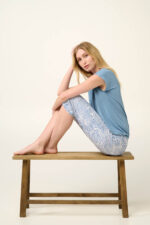 Vamp - Γυναικεία Πυτζάμα Micromodal με Φαρδιά Λαιμόκοψη - Image 2