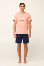 Vamp - Βαμβακερή Ανδρική Πυτζάμα με Κοντό Παντελόνι - Image 2