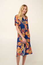 Vamp - Καλοκαιρινό Φλοράλ Φόρεμα από Ποπλίνα - Image 2