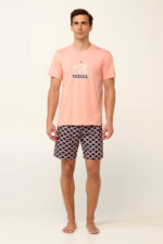 Vamp - Βαμβακερή Ανδρική Πυτζάμα με Κοντό Παντελόνι - Image 2