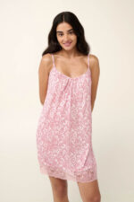 Vamp - Καλοκαιρινό Νυχτικό Φλοράλ με Δαντέλα - Image 2